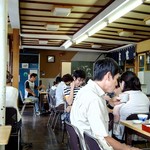 弁天本店 - レトロというか古めかしい店内