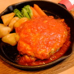 YEBISU BAR - “ハンバーグステーキ/トマト&チーズ”