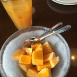 カフェくるくま - マンゴーとシークァーサージュース！！