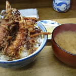 天ぷら 中山 - 天丼1,100円