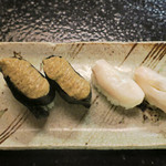 鮨でですけ - 食べ放題で鮑と蟹みそ！！