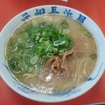 元祖長浜屋 - ラーメン（硬め）