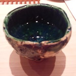 鮨 一幸 - 札幌の作家さんによる織部風ぐいのみ