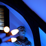 喫茶 ソワレ - 物言わず、静かに店内を見つめる像。