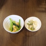 山水亭 月 - 煮物、お新香