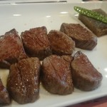 神戸ステーキハウス 和豪 - きめ細かく柔らかなフィレは、噛めば噛むほどお肉の旨味が