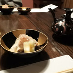 草菴 - スズキの潮椀（出汁をかけて頂く）