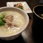 草菴 - 鯛ぞうすいと鱧の梅水仕立て