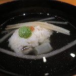 日本料理 幸庵 - 鱧の葛うち椀アップ