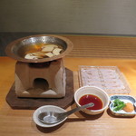 日本料理 幸庵 - 鱧のしゃぶしゃぶ松茸仕立て