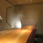 日本料理 幸庵 - カウンターの様子