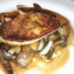 旬采 - フォアグラのキノコ添え　これまた絶妙！　とろける～☆