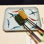 梅の花 - 生麩田楽