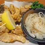 魚政 - 「鬼塩ザンギ580円」