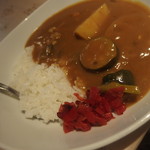 森の駅 - 森の野菜カレーライス350円