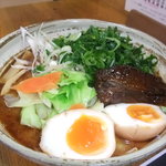 らーめん 福福 - 期間限定の豚トロねぎみそです。