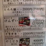 田舎料理 草ノ戸 - メニュー