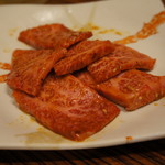 焼肉　時しらず - ざぶとん（１人前でのオーダですが若干つまんでます）