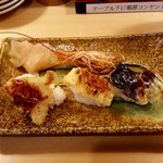 Sushi izakaya yatai zushi ichinoe ekimae chou - お好み寿司の天ぷら群