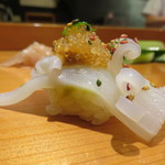 天寿し - 赤いか