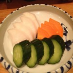 酒亭 沿露目 - お新香