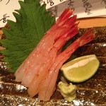 酒亭 沿露目 - 甘エビの漬け