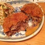 酒亭 沿露目 - 牛タンコロッケ