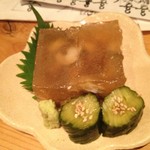 酒亭 沿露目 - 穴子の煮こごり！　これは美味！