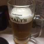 やきとん みつぼ - 生中