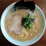 横濱家系らーめん 元喜家 - 2016年7月31日(日)　ラーメン(並)麺かため(680円)