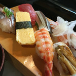 金太郎鮨 - 松定食のお寿司