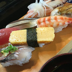 金太郎鮨 - 松定食のお寿司