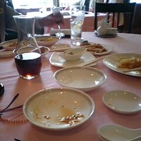 赤坂 四川飯店 - きれいにかたずいた皿