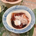 日本料理 百屋 - タコの酢の物ジュレ掛け