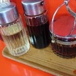 酢と醤油とラー油