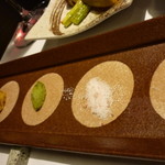 鉄板焼 ツキノウサギ - ステーキ、シーズニング