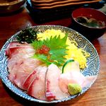 かがやきダイナー - 20160822海鮮丼ランチ