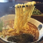 いち井 - 『焼きアジ醤油』麺リフト