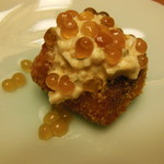 しのはら - 琵琶産鱒のフライ　タルタルソース　鱒の子添え
      