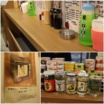 立呑み 池袋 かんぱいじゃあ! - 店内風景と缶詰