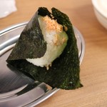 立呑み 池袋 かんぱいじゃあ! - おにぎりさけ（１００円）