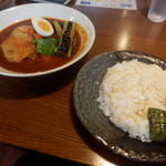 知床鶏のスープカレー　1350円