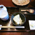 翁 - お豆腐は北海道の大豆を使ってます