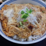 人形町藪そば - かつ丼　アップ(16-08)