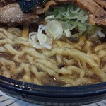 拉麺二段 - 煮干し肉そば900円・火曜男性大盛無料／平成28年8月