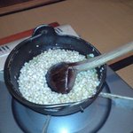 みなとや旅館 - 朝食　そばの実かゆ