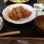 紀乃川 - あぐーロースカツ定食