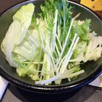 ゆず庵 - 野菜盛合せ