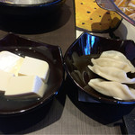 ゆず庵 - 絹ごし豆腐と、もちもち水餃子