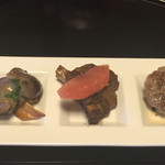 料理とワインの家　ミュール - 砂肝のコンフィ、スペアリブ、手作りソーセージ